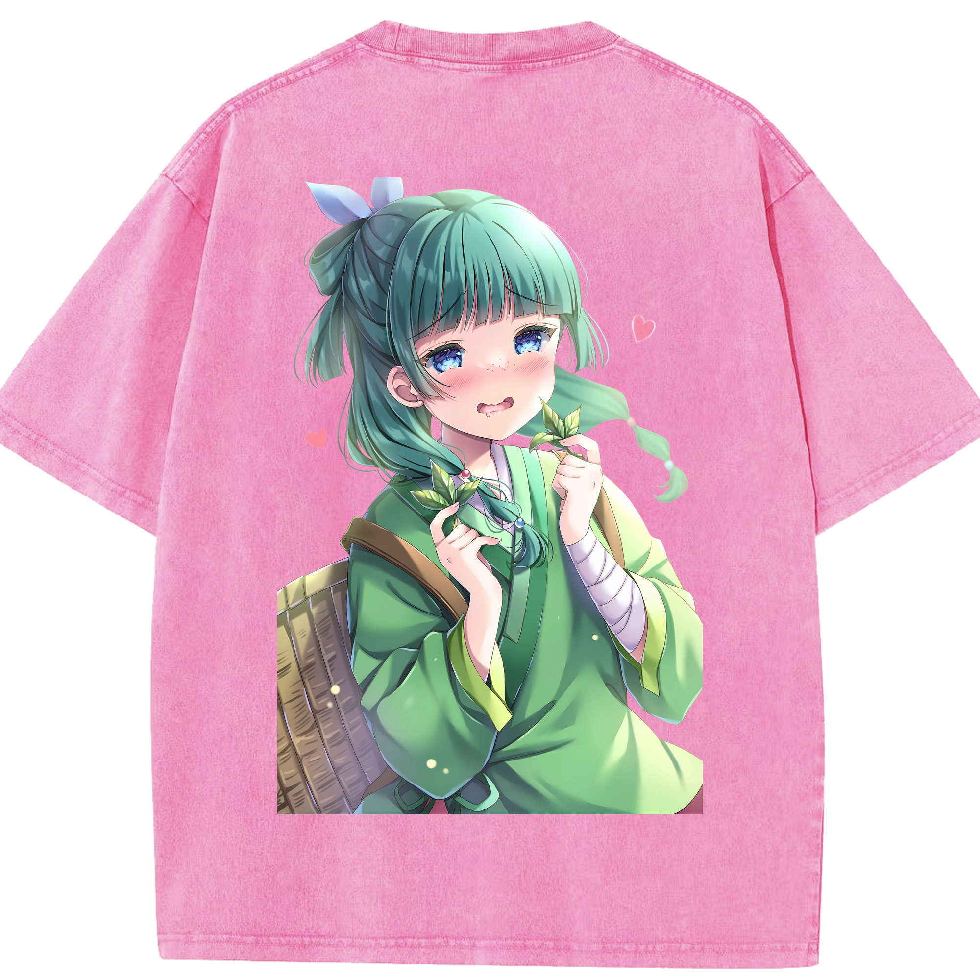 （画像用） 薬屋のひとりごと The Apothecary Diaries 綿100% ヴィンテージ風 半袖Tシャツ（背面プリント）